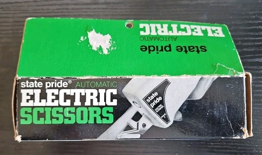 Vintage DURAL AUTOMATIC ELECTRIC Scissors Model 1 Original Box Works