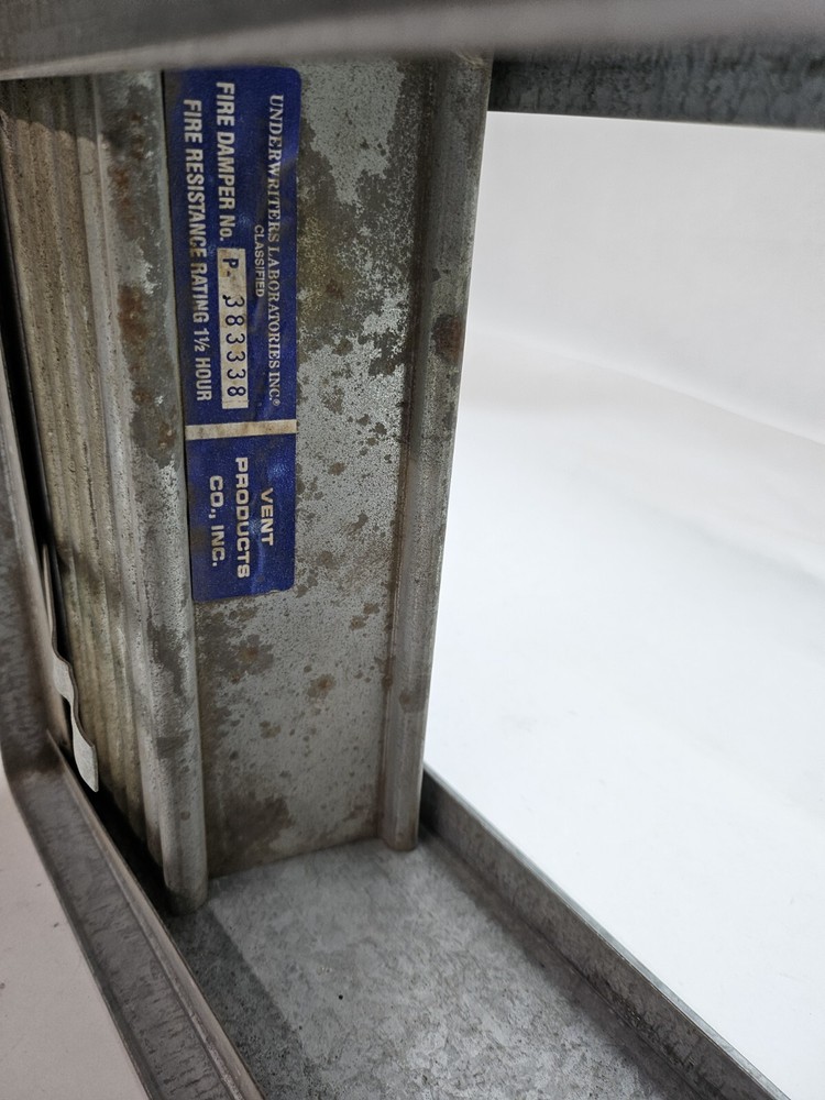 Underwriters 383338 8" x 24" Vertical Fire Damper