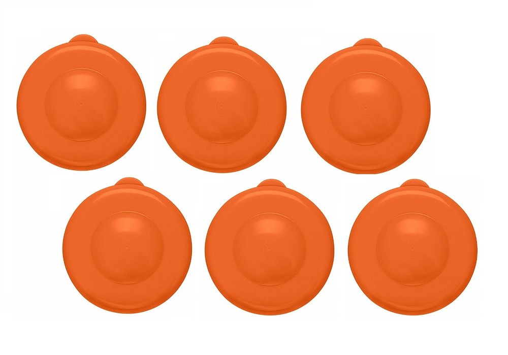 55mm BPA Free Dew Cap Snap On Crown Top Lids 3 & 5 Gallon Water Bottle Jug 6pack