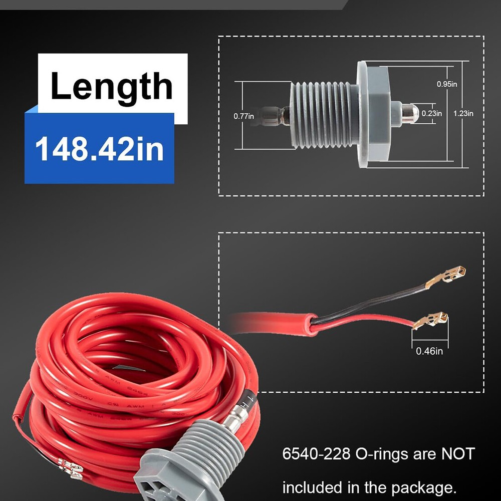 for Jacuzzi Sundance Spa Temperature Sensor Curled Finger Temp Sensor 6600-166