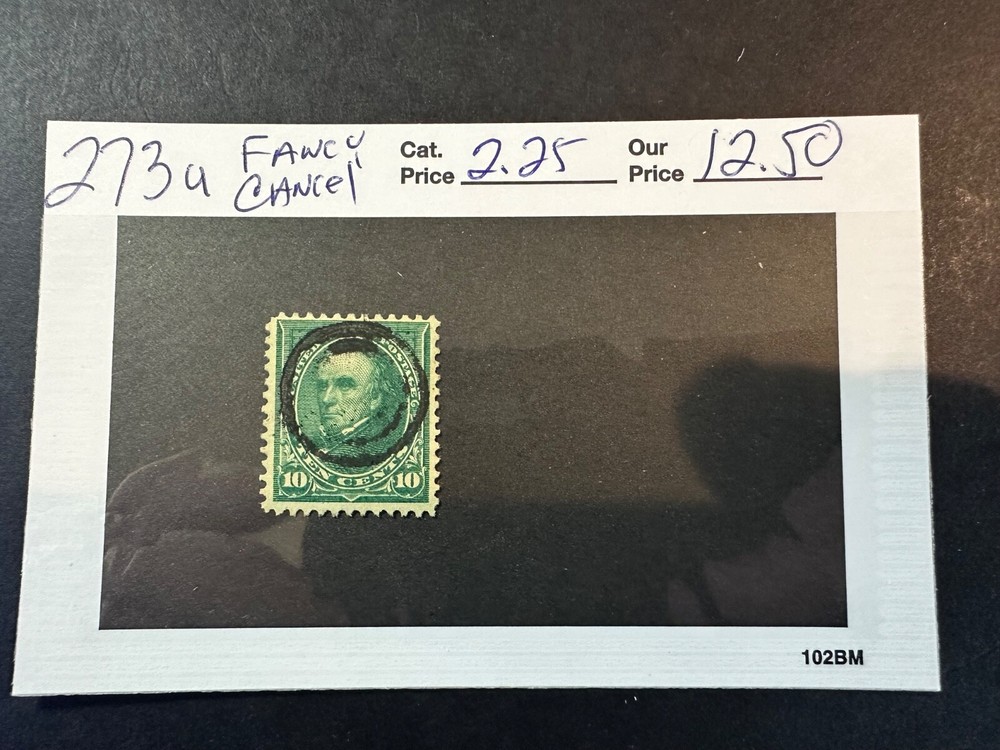 Scott #  273  Fancy Cancel NICE!   2024 Scott Catalogue Value $ 2.25