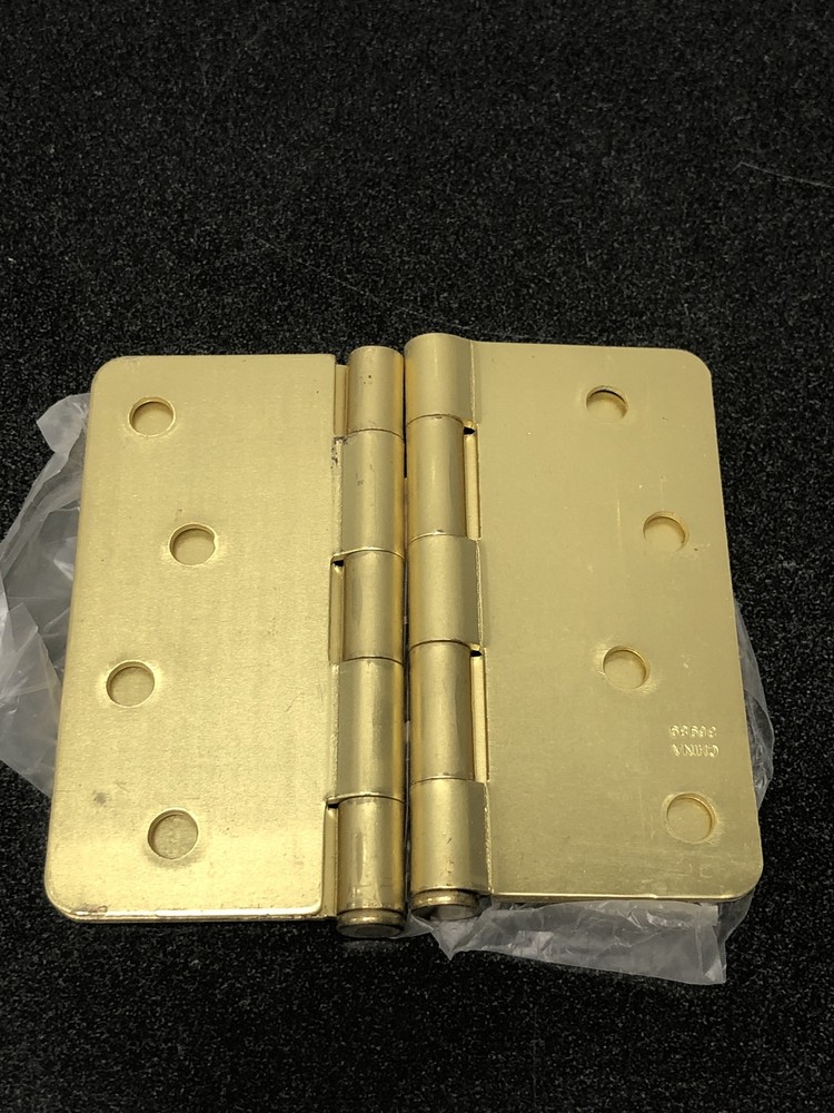 Deltana S44r53-bt Radius Hinge, Bright Brass
