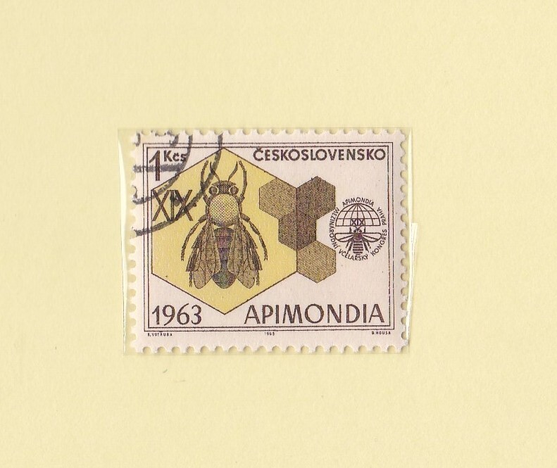 Czechoslovakia Stamp Ceskoslovensko Apimondia 1963 1Kcs
