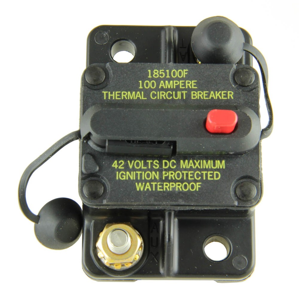 Bussmann CB185-100 Surface-Mount Circuit Breakers, 100 Amps (1 per pack)