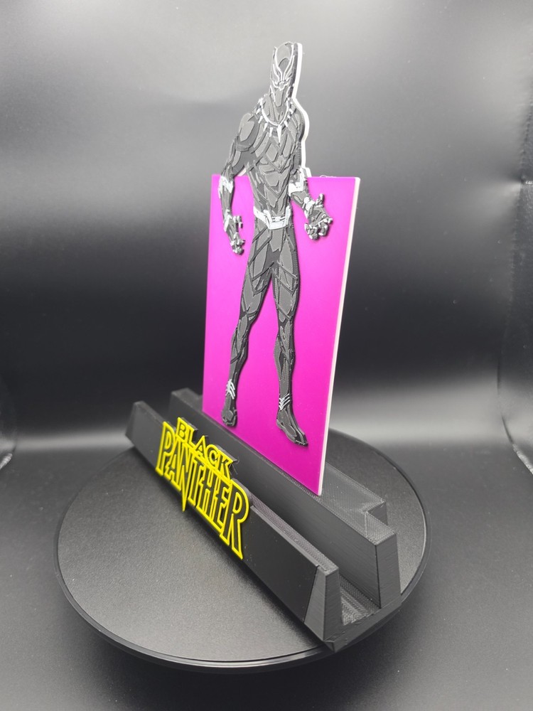 Black Panther - Comic Book Display Stand for Graded CGC, CBCS, Non-Graded Comics