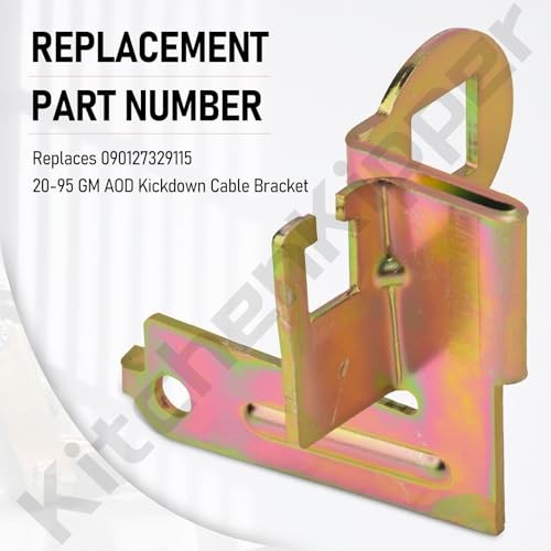 090127329115 20-95 GM AOD Kickdown Cable Bracket Compatible with Holley 4150 &