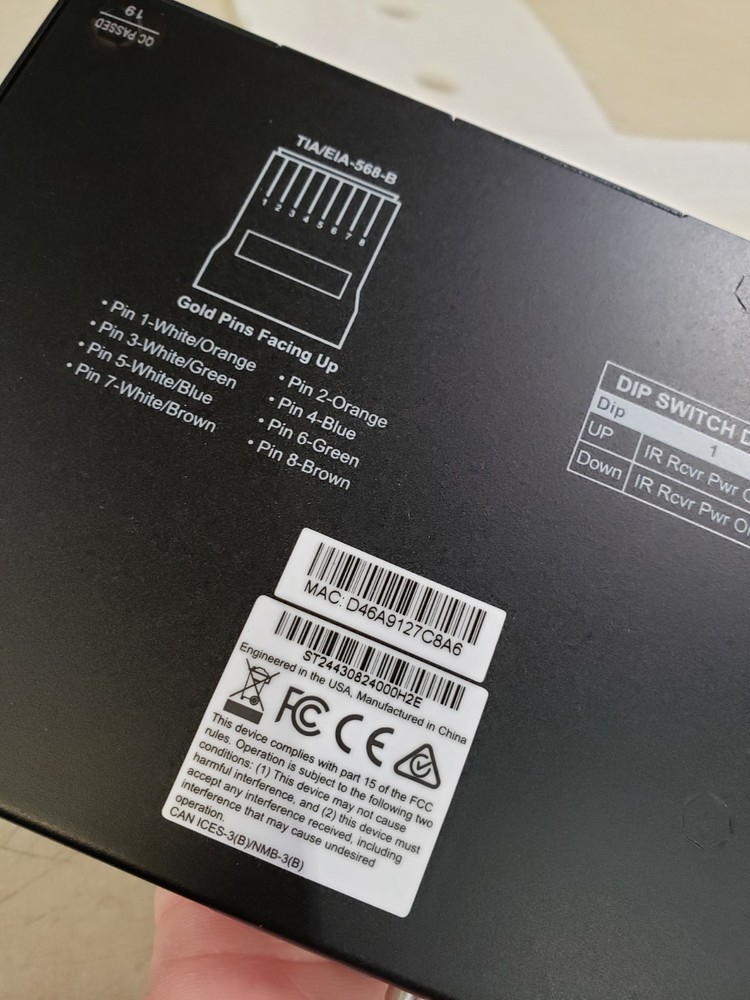 Binary 4K HDR RS-232 IR Control