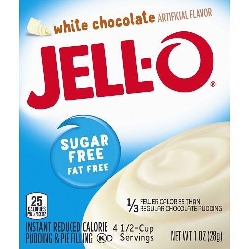 Jello Sugar Free White Chocolate Pudding & Pie Filling Mix 6 Pack