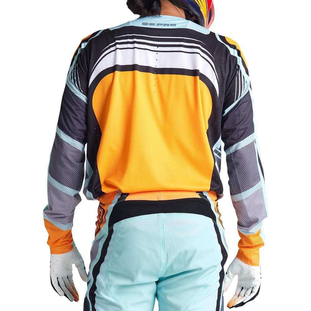 SE PRO JERSEY ; WAVEZ - BLEACHED AQUA (2X)