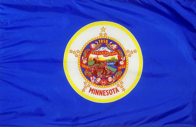NEW 2ftx3ft MINNESOTA STATE YARD 2 X 3 FLAG