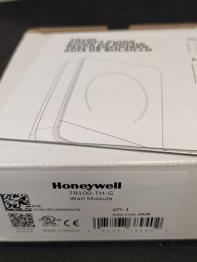 HONEYWELL TR100-TH-G WALL MODULE (BLACK) NEW