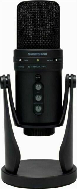 Samson G-Track Pro Professional USB Condenser Microphone with Audio.. -OPEN BOX