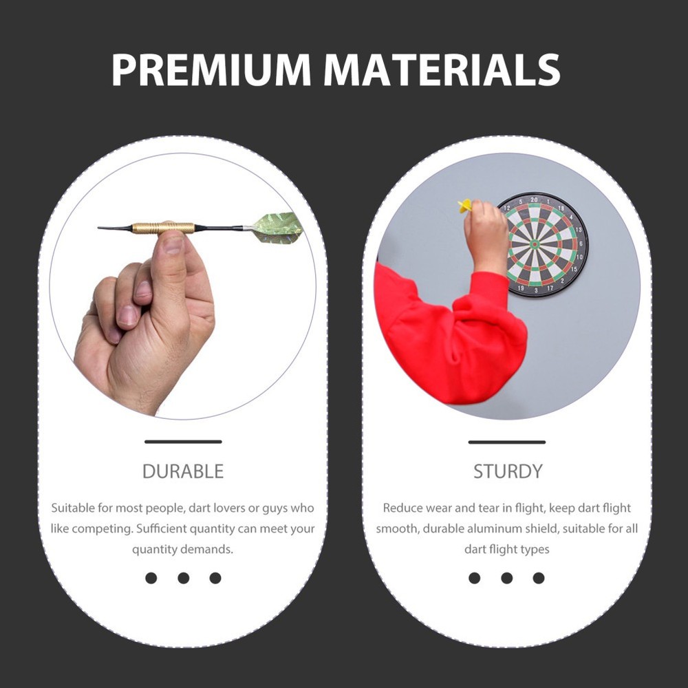 24 Pcs Metal Dart Flight Holder Protectors Protective