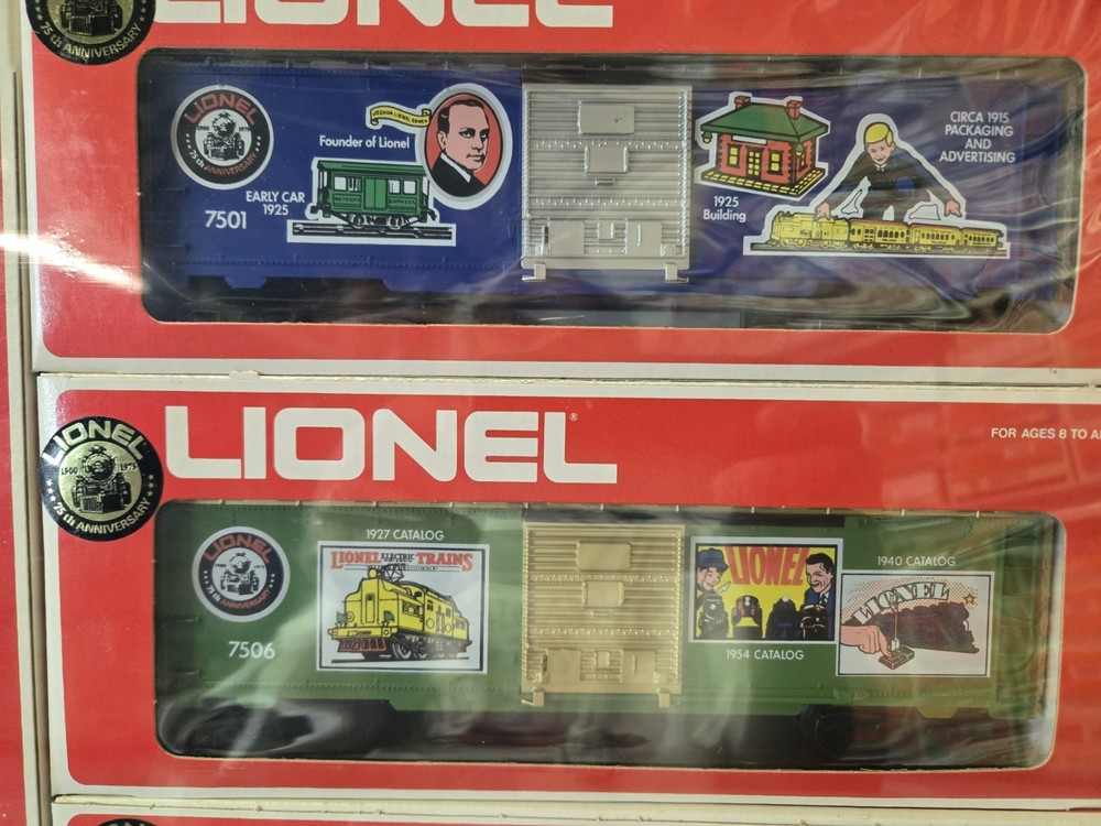 Lionel 6-1585 75th Anniversary Commemorative Train Set Sealed