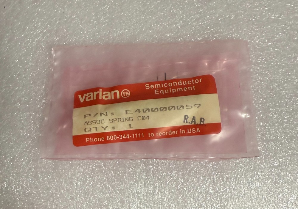 Varian E40000059 Assoc Spring C04