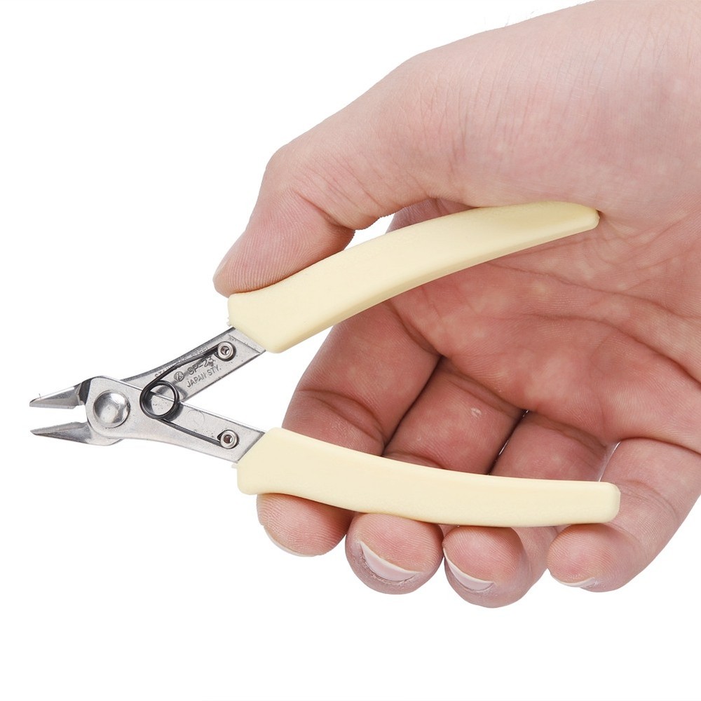 ♡ 107F1 Mini Electronic Diagonal Pliers Cable Side Cutting Nippers Wire Cutter