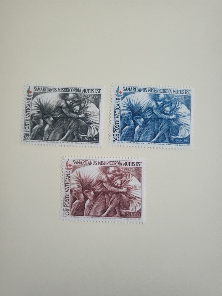 Stamps Vatican Scott #392-4 nh