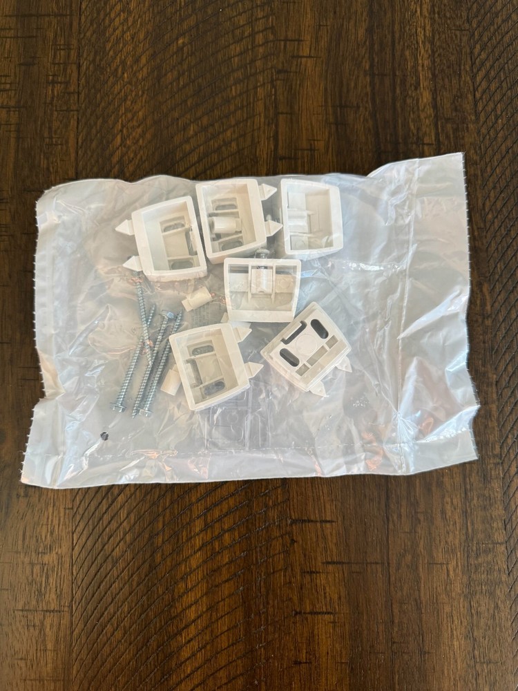 Hunter Douglas Luminette wall mount brackets