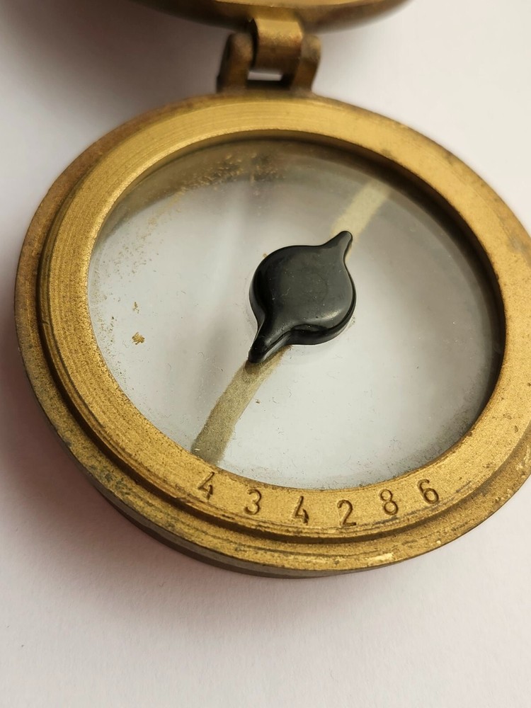Old ship's compass from 1960. Poland