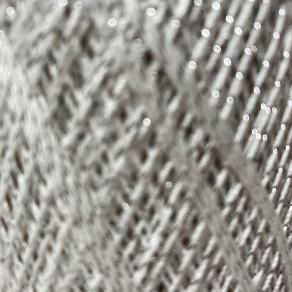Aunt Lydia's Metallic Crochet Thread Size 10 White Silver 4 Spools