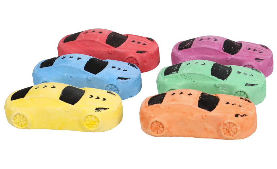 Race Car Shaped Sidewalk Chalk for Easter or classroom