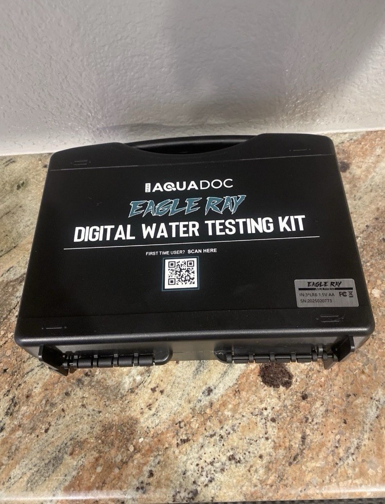 AQUADOC Eagle Ray Digital Water Testing Kit 30ct