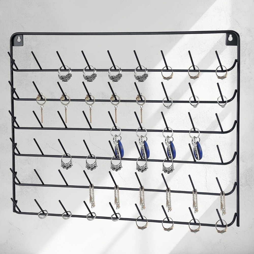 4 pack thread holder wall mount，54 spools sewing thread organizer，