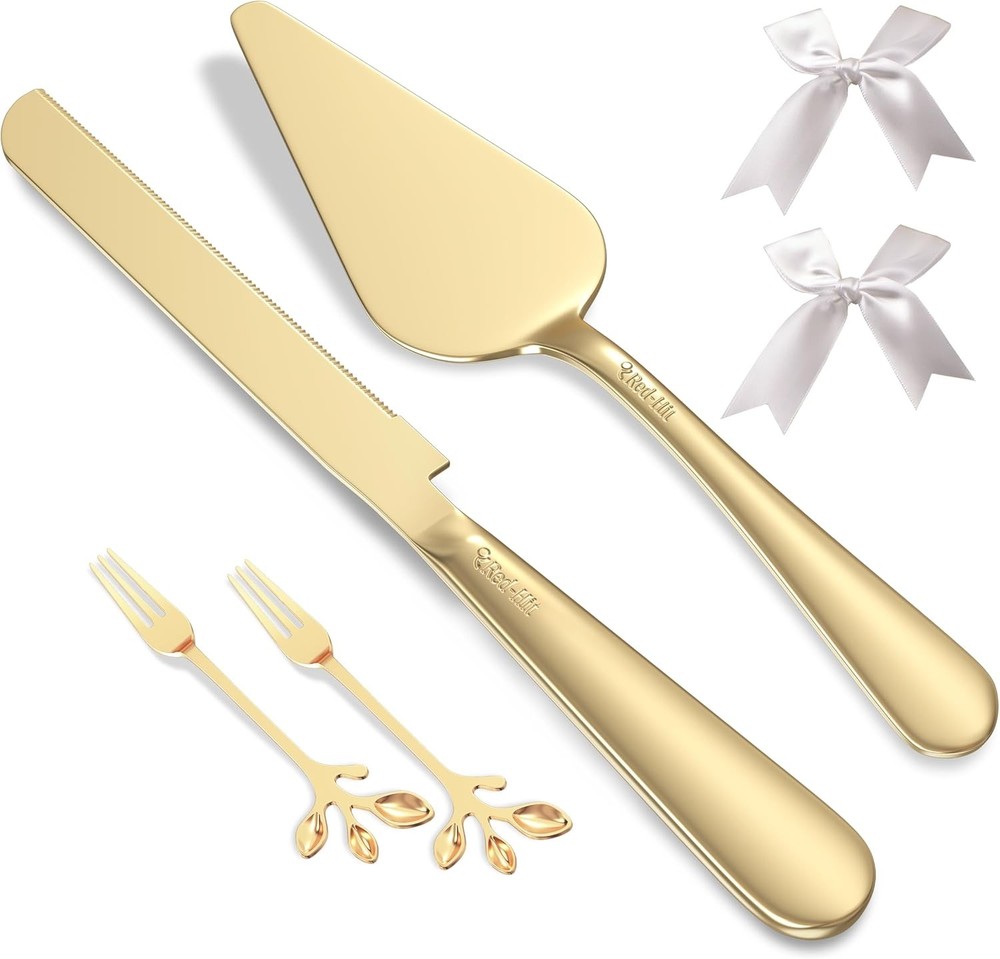 Cake Cutting Set Wedding Cake Knife & Server Set Cake Cutter & Pie Spatula Cake