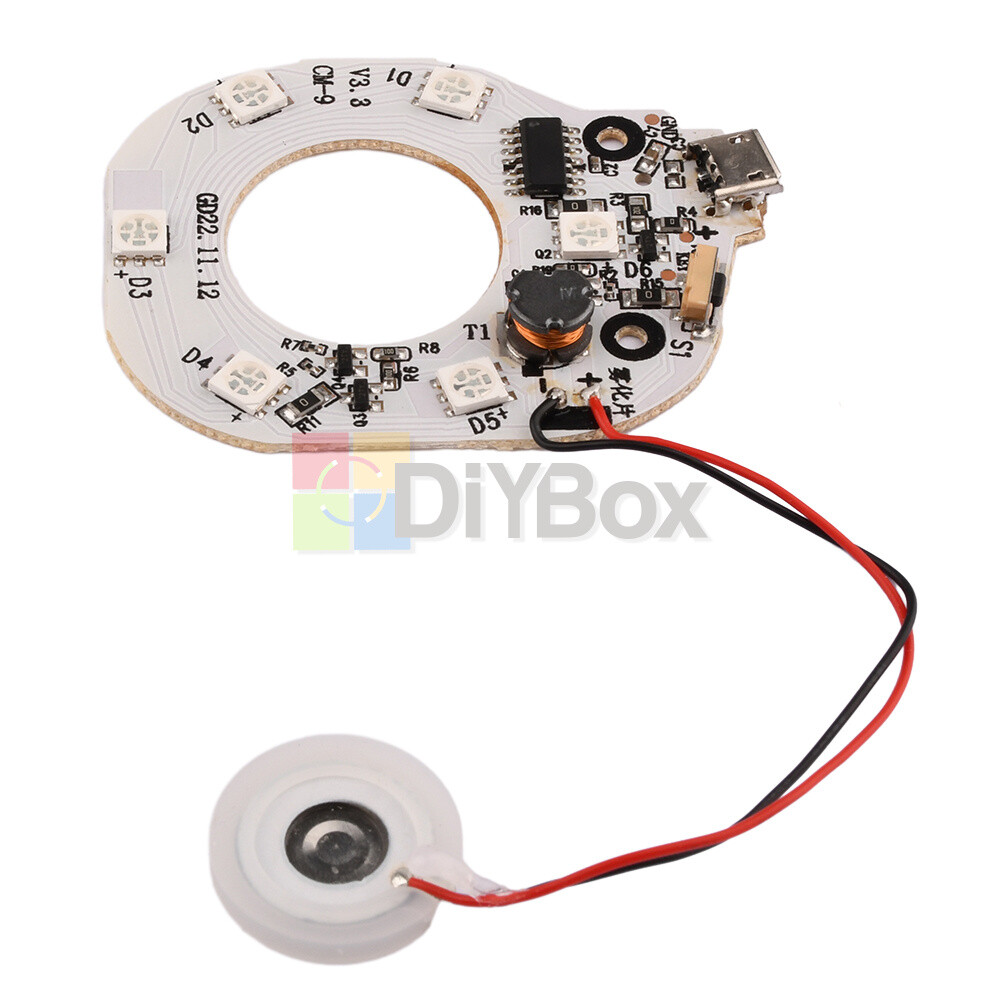 Micro USB Atomizing Humidifier Module Fogger Mist Generator PCB Circuit Board
