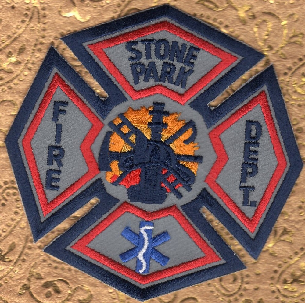 Stone Park Illinois Fire Dept. Department Patch