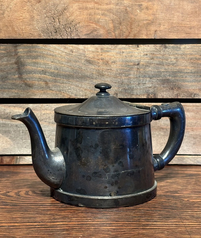 Vintage Small Silver Hinged Creamer From Benedict Indestructible