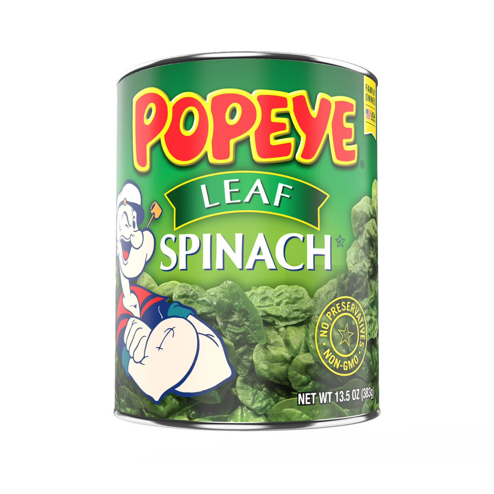 Popeye Leaf Spinach, 13.5 oz - FREE SHIPPING
