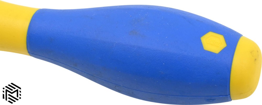 Wiha SoftFinish Interchangeable Screwdriver Handle - Blue / Yellow - Used