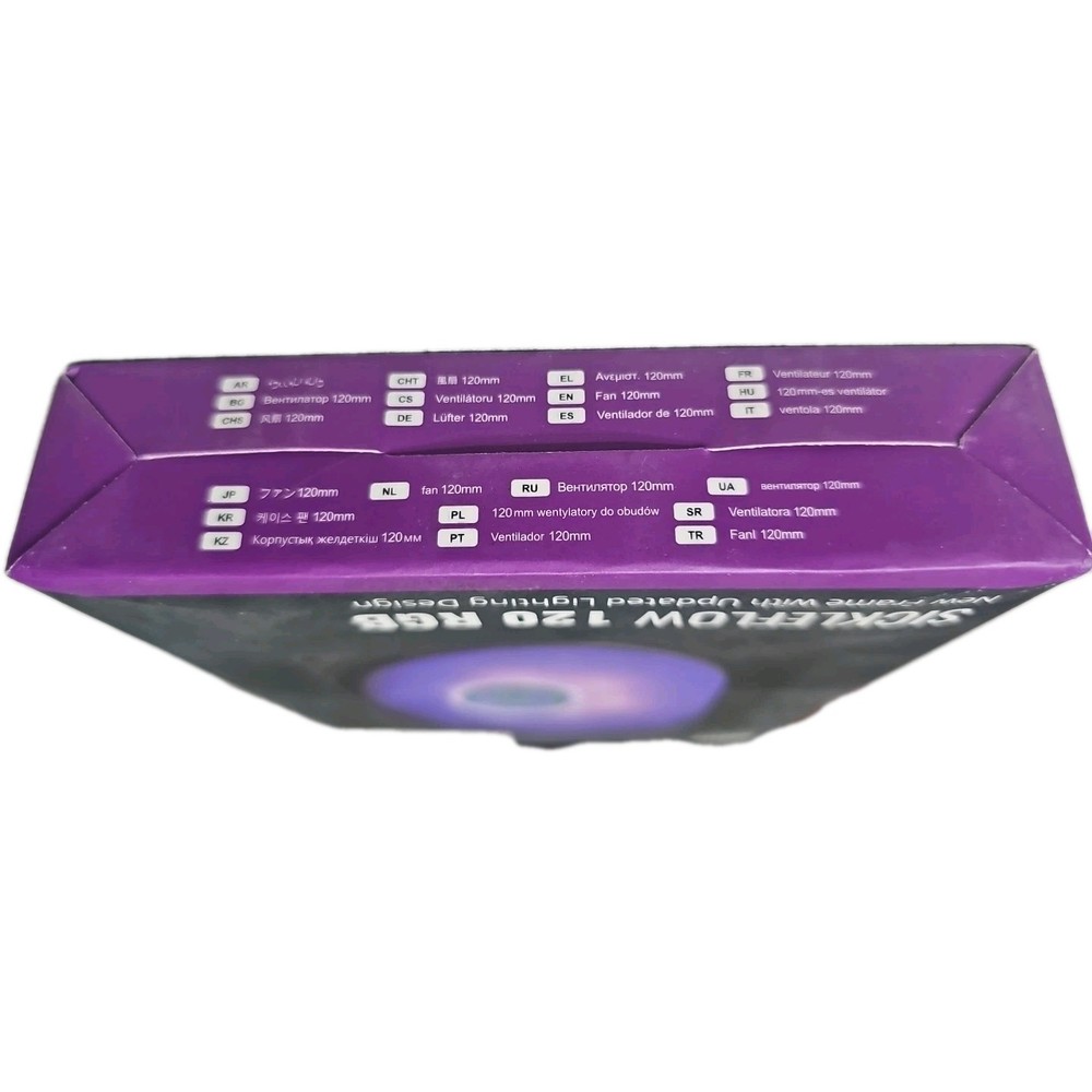 -Cooler Master SickleFlow 120 V2 RGB Square Frame Fan with Customizable LED