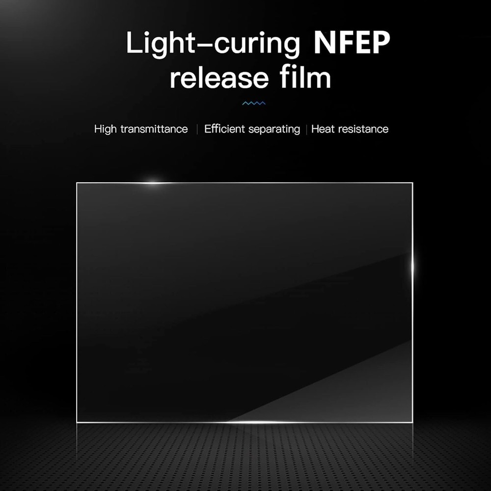 Versatile nFEP Film for 3D Printers - 5 Sheets, Compatible with Popular Models