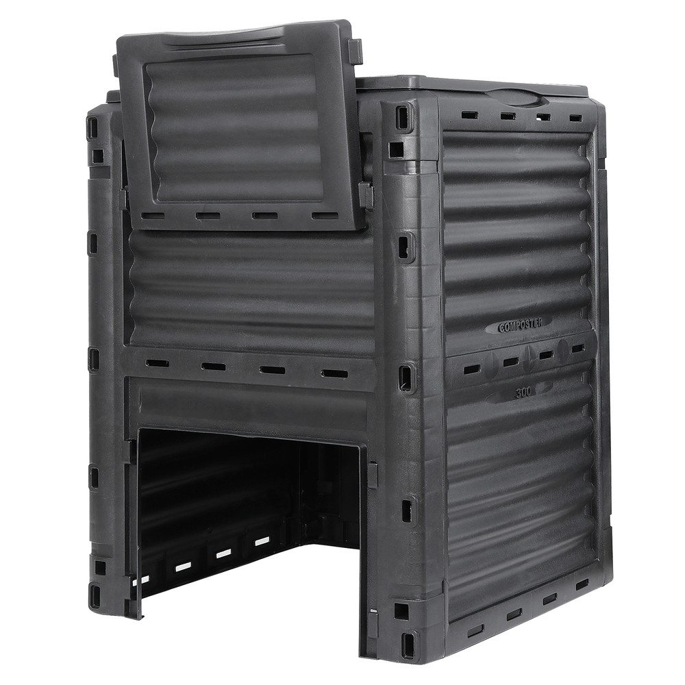 Garden Compost Bins Environment Friendly Material 80 Gallon Large Capacity