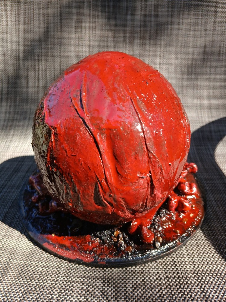 The Texas Chainsaw Massacre Skinned Skull Horror Prop