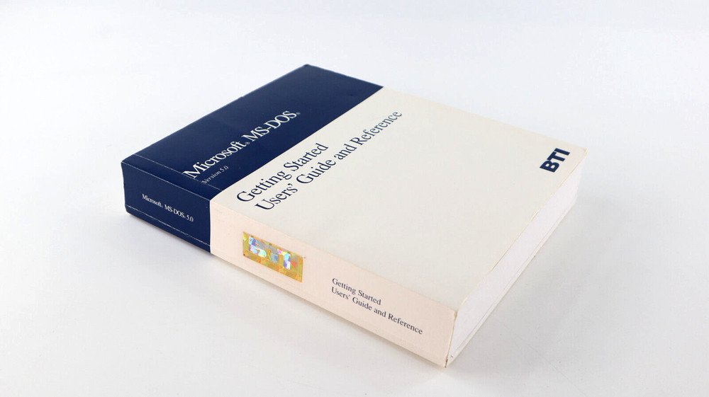 Microsoft MS-DOS 5.0 User's Guide and Reference W/ 5.25" Program Disks