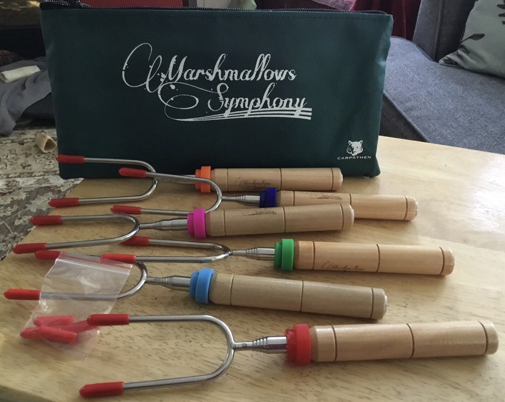 CARPATHEN Marshmellows Symphony Roasting Forks (6) **NEW**