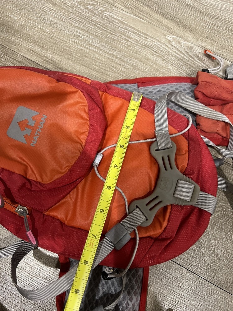 Nathan Hiking Running Backpack Red/Orange lightweight