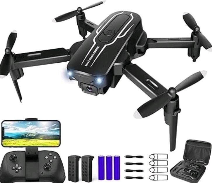 S17 Drone with 4K HD Camera, Foldable Mini Drone, RC Quadcopter