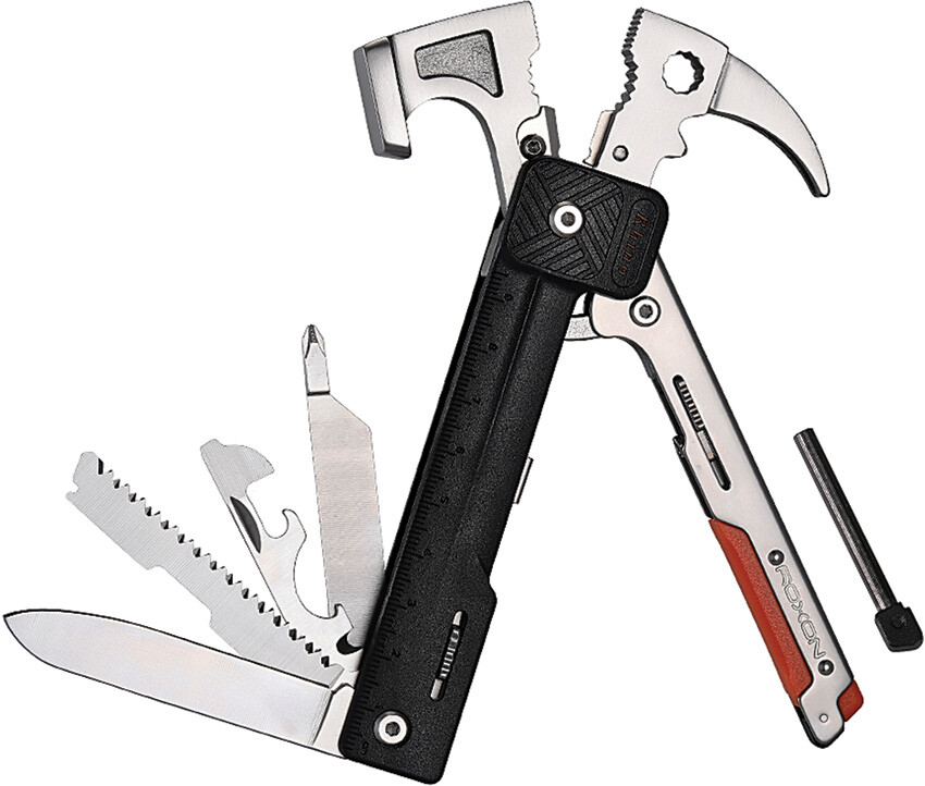 ROXON Hammer Black ABS Stainless Steel Multi Tool H1