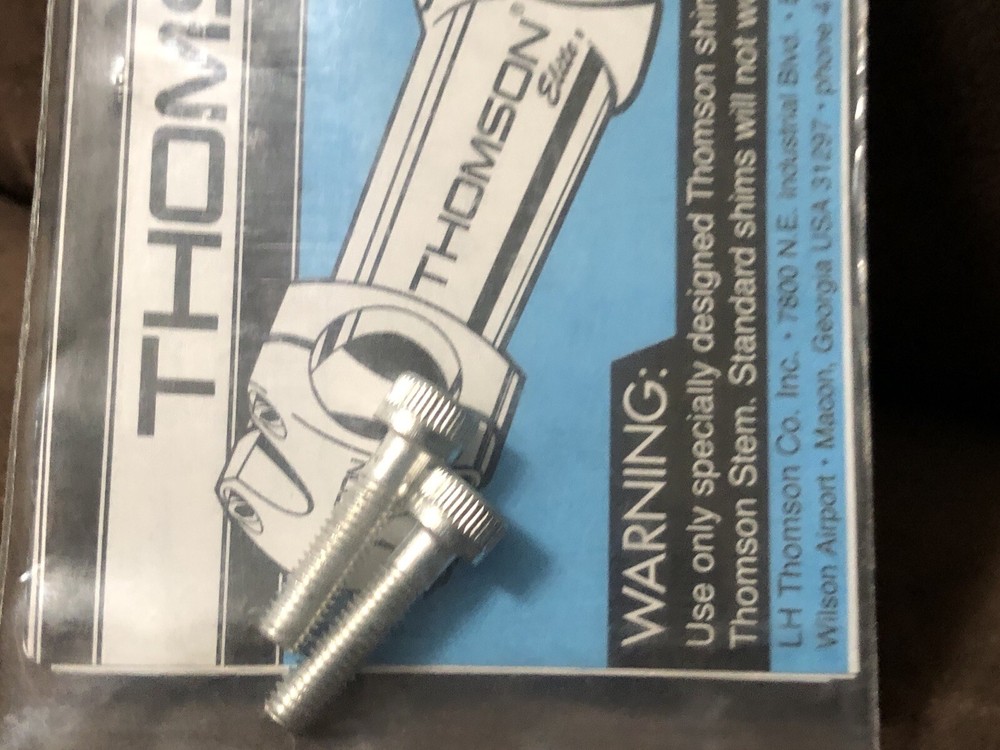 Thomson Stem Bolts 2 Ea. Silver SM- H001