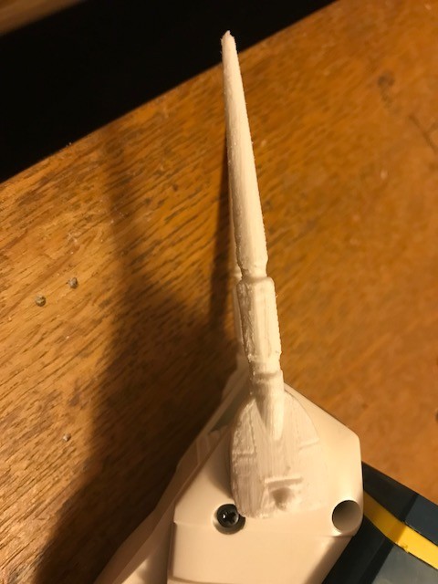 Matchbox SDF-1 aftermarket replacement cannons 3D printed
