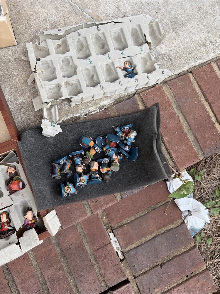 Chinese Chess Set And Board (incomplete)