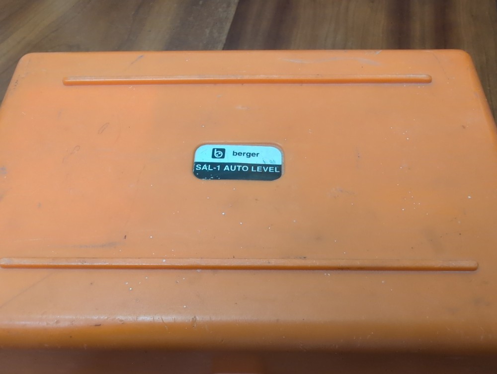 Berger SAL-1 Auto Level Builder Surveyor Level Works With Case
