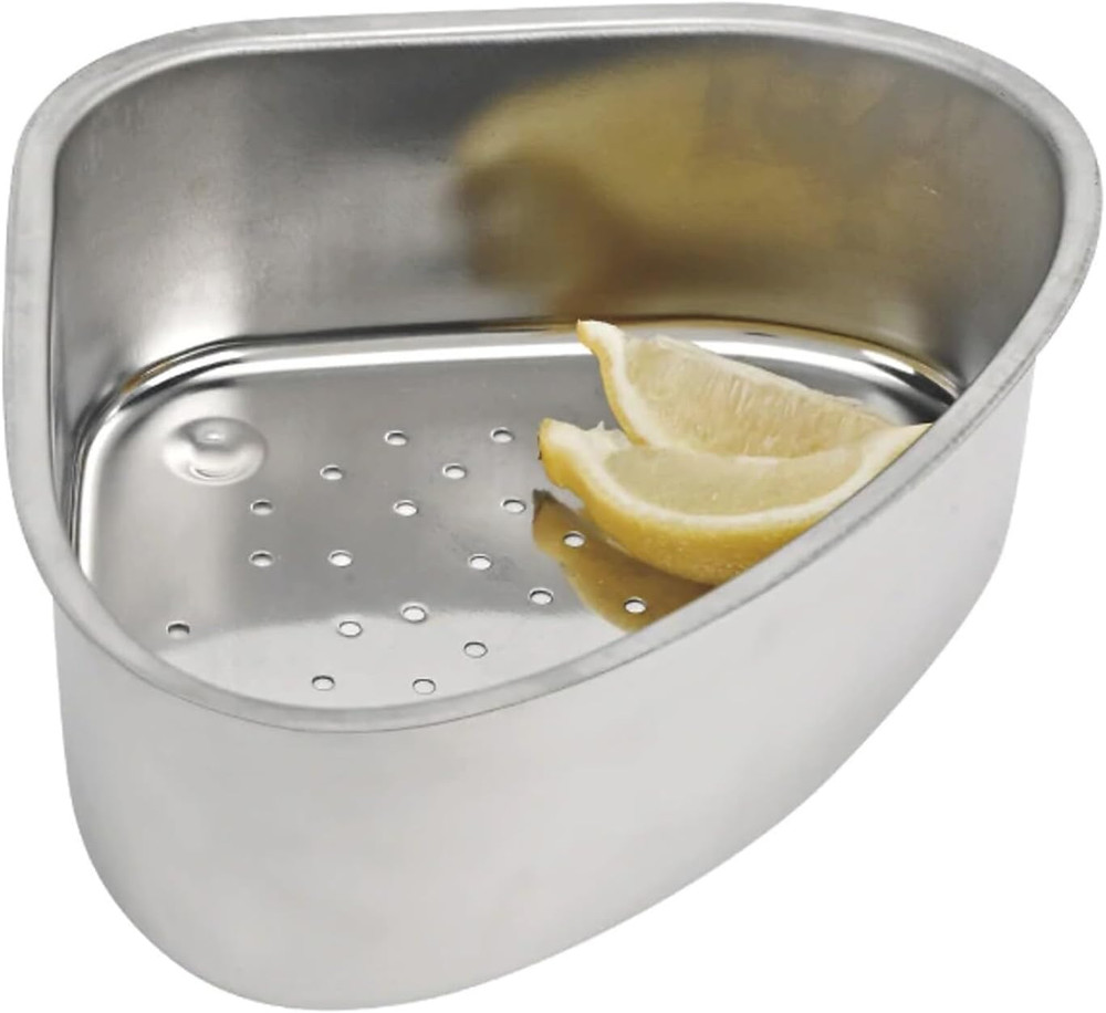 Corner Sink Strainer, Standard, Stainless