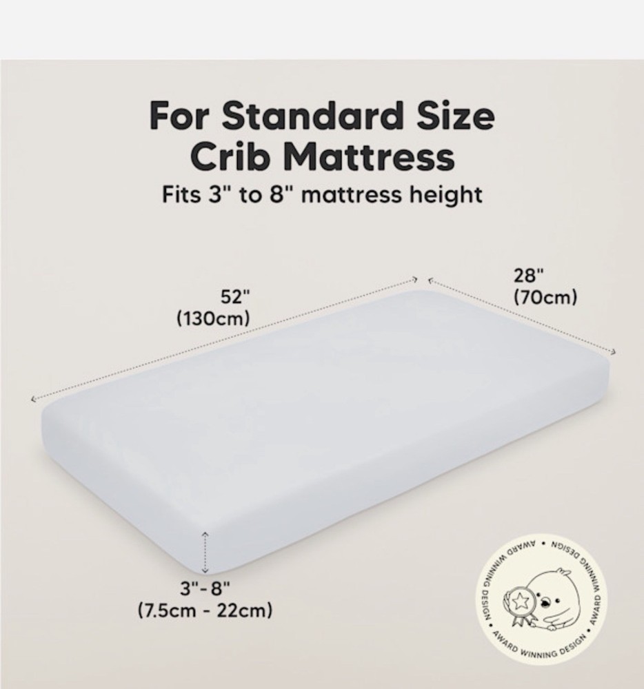Keababies Soothe Fitted Crib Sheets Cove