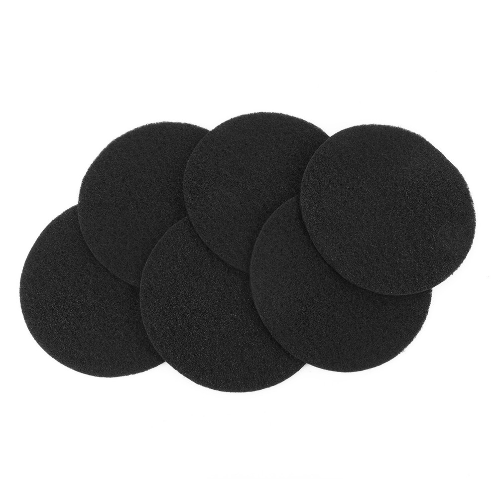Charcoal Filter Replacements Kitchen Compost Bin Round 6.7" 0.4" Thick 6 Pcs