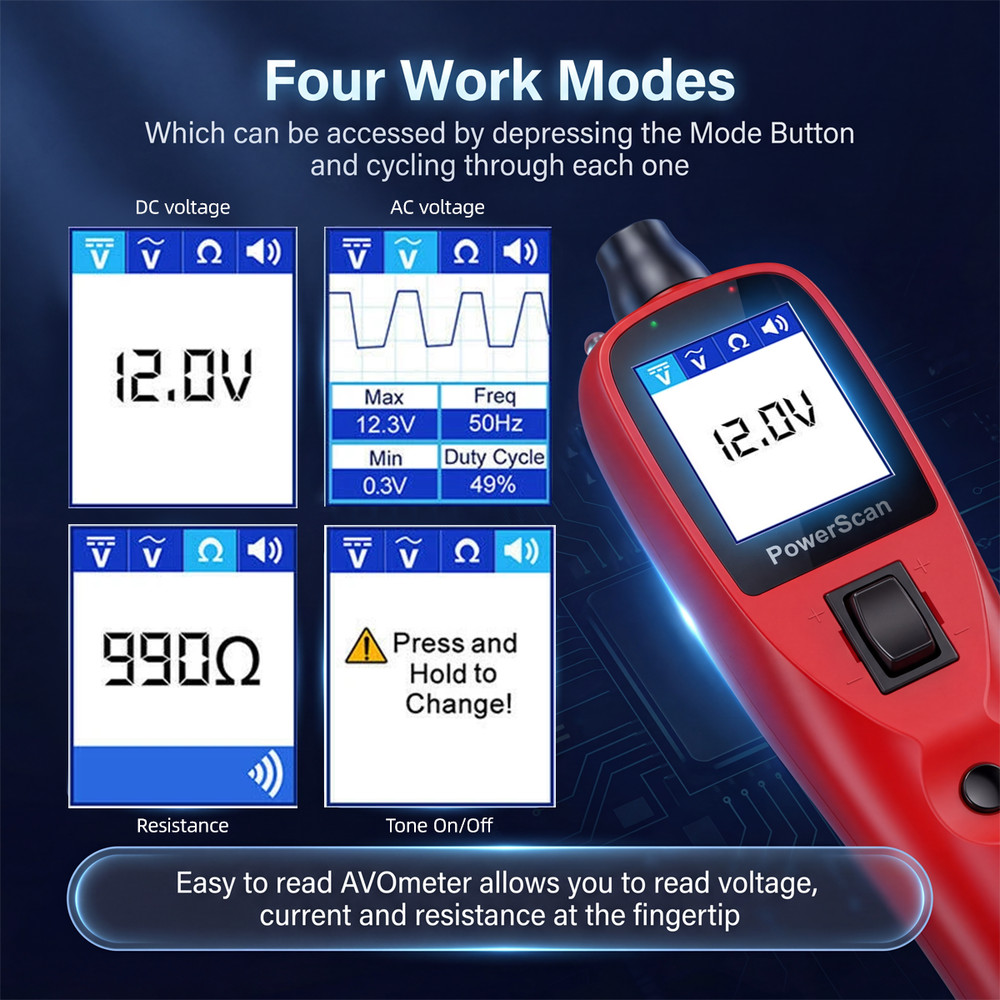 Original Autel PowerScan PS100 Electric System Diagnosis Circuit Battery Tester